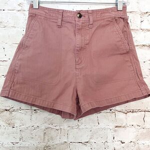 Madewell camp shorts high waist